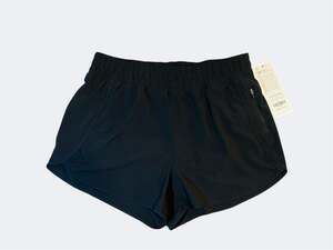 CRZ YOGA Women's Quick-Dry Running Athletic Shorts with Zipper Pocket-NWT